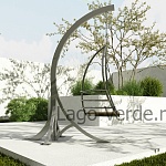 Садовые качели из металла "Eiffel" | садовые качели премиум от LAGO VERDE | фото 1