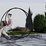 Шезлонг-качалка "Mecedora" | садовая мебель премиум от LAGO VERDE | фото 1