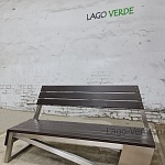 Уличная скамья "Zeta 2" | премиум садовая мебель от изготовителя LAGO VERDE | фото 2