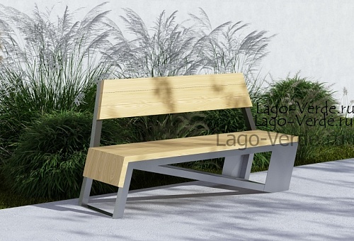 Уличная скамья "Zeta 2" | премиум садовая мебель от изготовителя LAGO VERDE