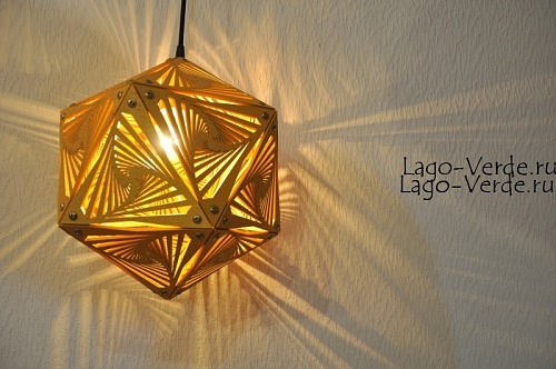 Светильник -шар из треугольников "Galaxy" | купить в LAGO VERDE 