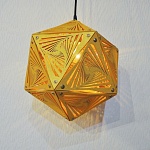 Светильник -шар из треугольников "Galaxy" | купить в LAGO VERDE  | фото 2