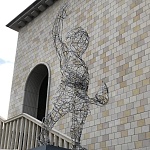 Скульптура из нержавеющей проволоки фигуры из проволоки купить в интернет-магазине Lago Verde, изготовление на заказ | фото 1