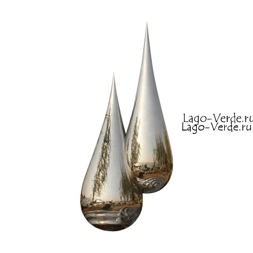 Садово-парковая скульптура "Water Drops" | скульптура из стали и арт-объекты| купить в Lago Verde