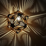 Светильник -шар из треугольников "Galaxy" | купить в LAGO VERDE  | фото 1
